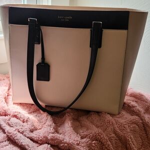 Kate Spade Elegant Black and Cream Tote
